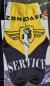 Preview: Zündapp Herren-Motorradsocken im Retro "Zündapp-Service" Designschild Gr. 38-46